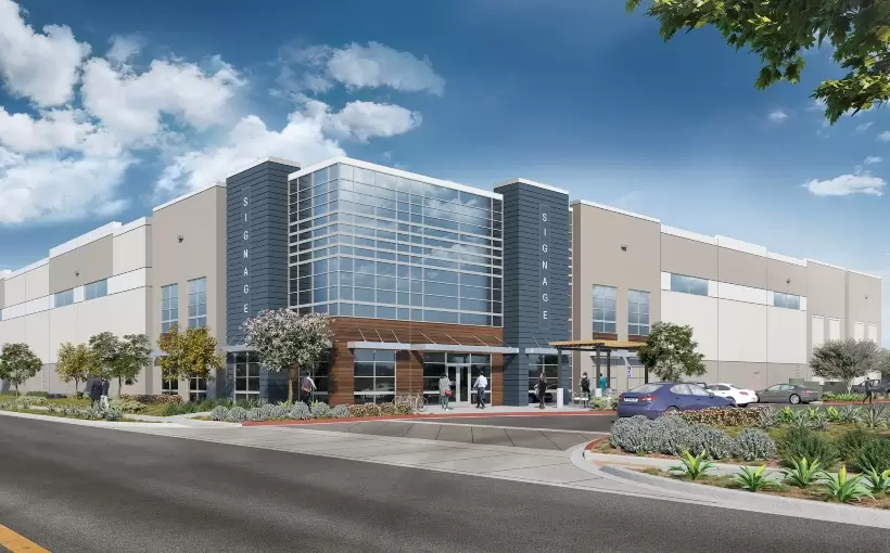 CA Molto Properties Warehouse 11010 Banana Avenue Fontana CA rendering