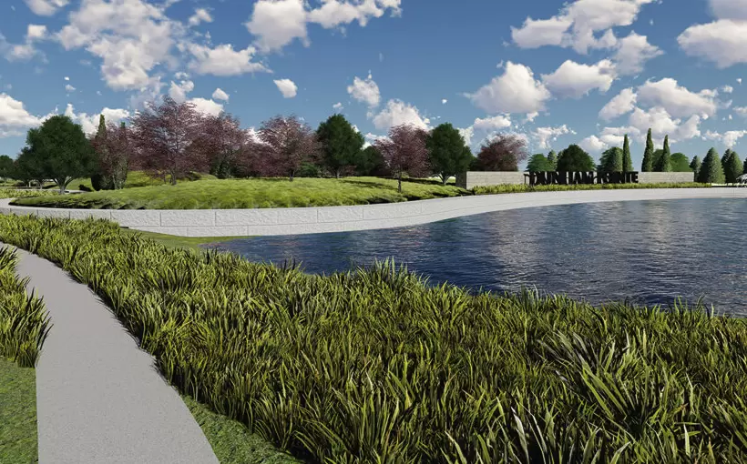 Trademark building mixed-use project at Dunham Pointe in Cypress