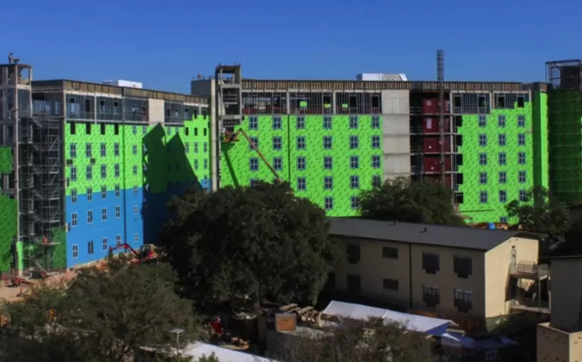Texas State's $125M student housing project nears completion