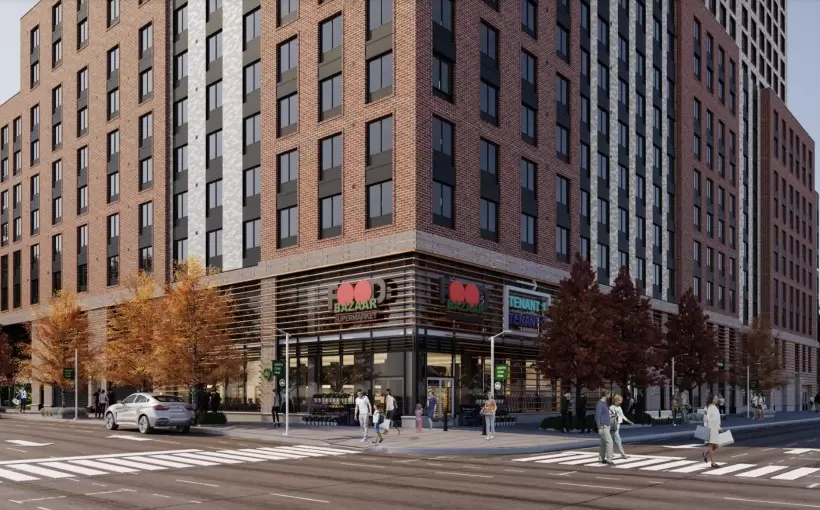 NY Food Bazaar Inwood rendering