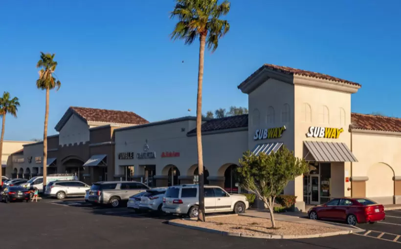 The Shops at Sossaman sell for more than double
