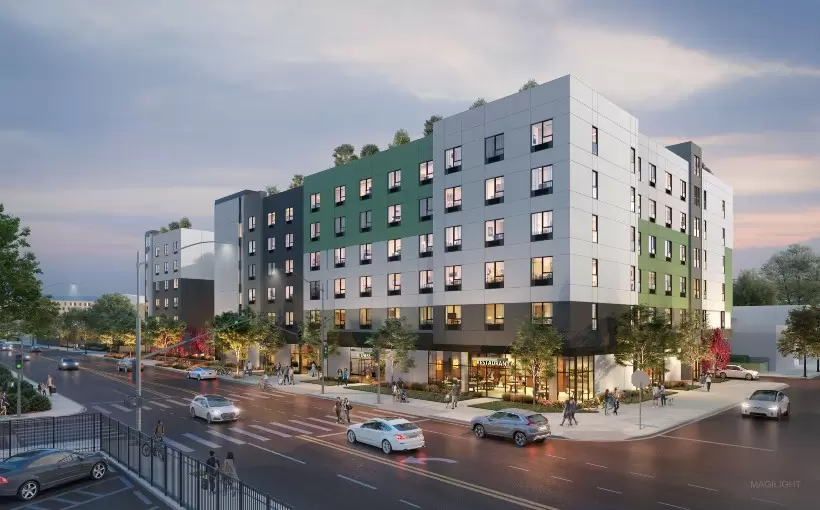 CA 1457 N Main Street rendering Los Angeles