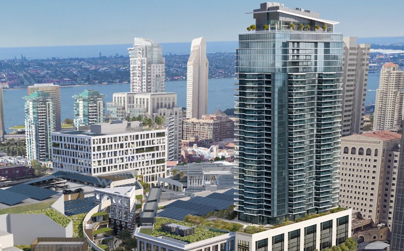 CA Campus at Horton apartment tower rendering Stockdale Capital Partners