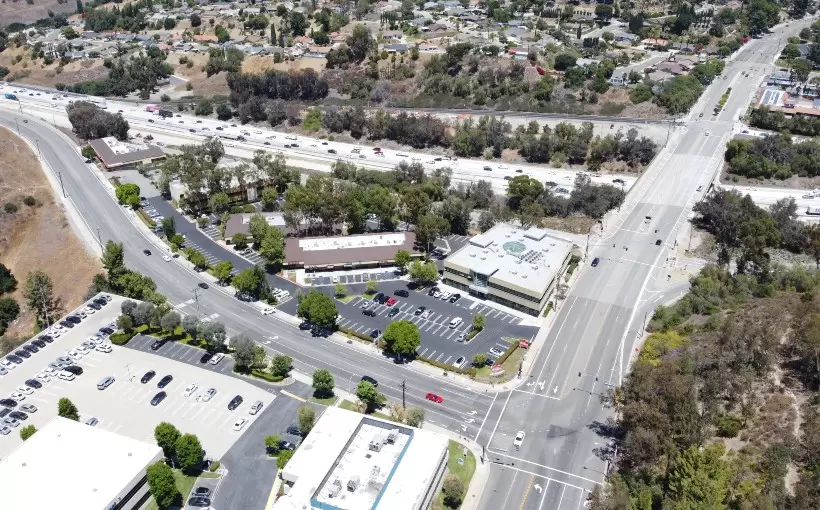 CA Plaza Diamond Bar Aerial