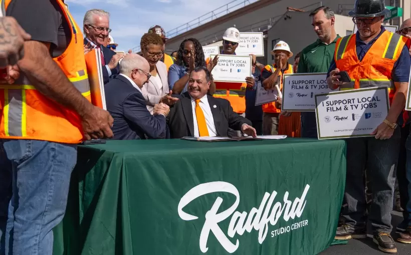 CA Radford Studio Center PLA signing