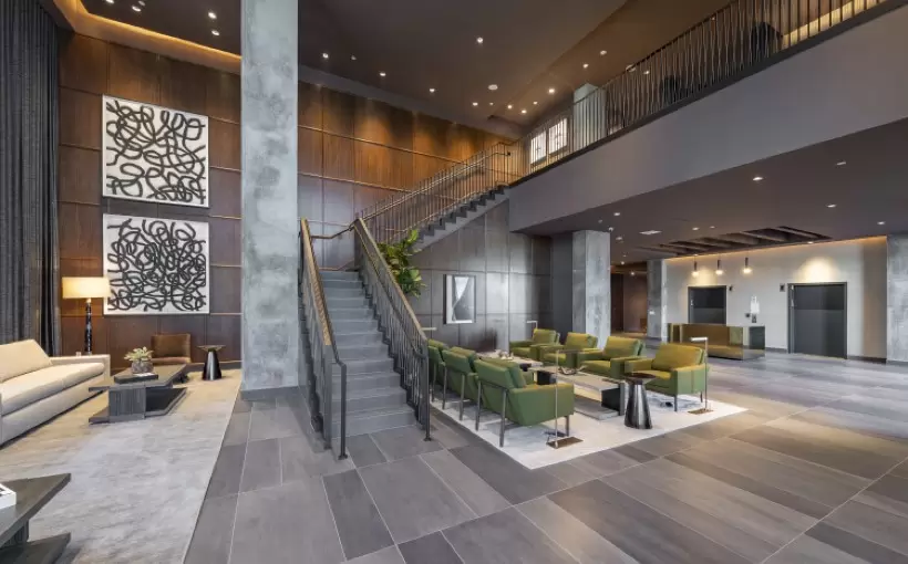 CA The Crosby lobby Hollywood Park Inglewood