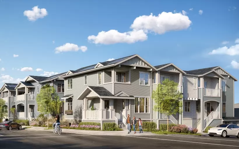 CA Village Walk exterior Belmont