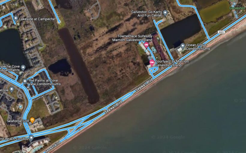 Houston developer eyes Galveston parcel for hotel, apartments, condos.