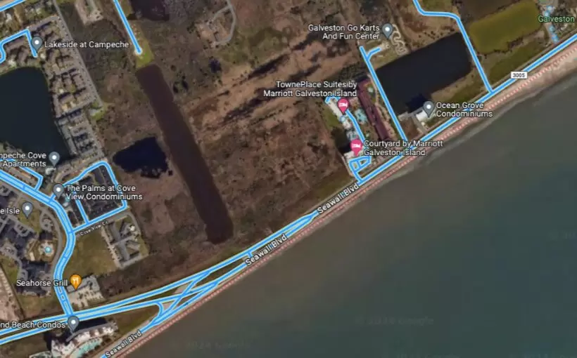 Houston developer eyes Galveston parcel for hotel, apartments, condos.