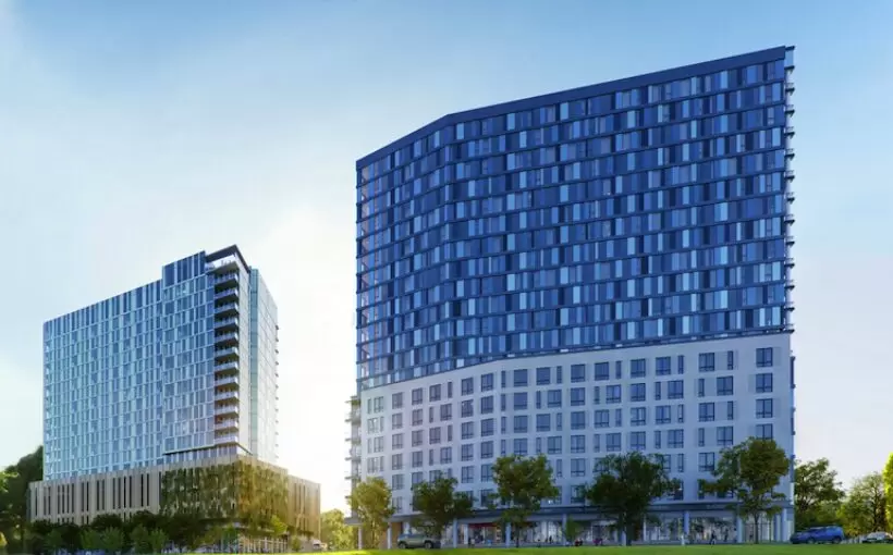 The Weld building 20-story apartment building