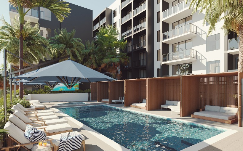 CA FLATS Bancroft San Diego rendering