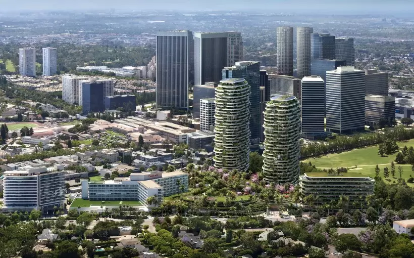 CA One Beverly Hills rendering Foster & Partners