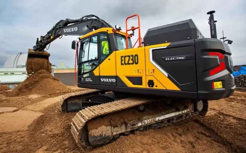 CA Volvo battery excavator
