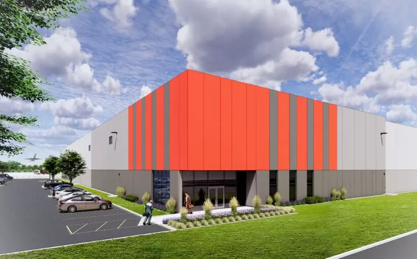 The Cubes at ORD – Corner View Rendering (1)