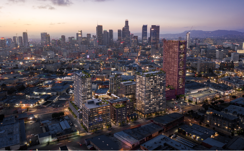CA Fourth and Central rendering downtown Los Angeles