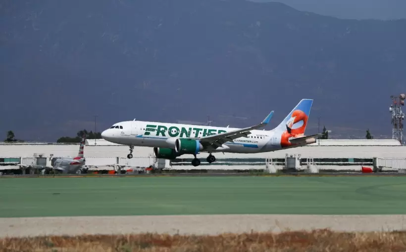 CA Frontier Airlines Ontario International Airport