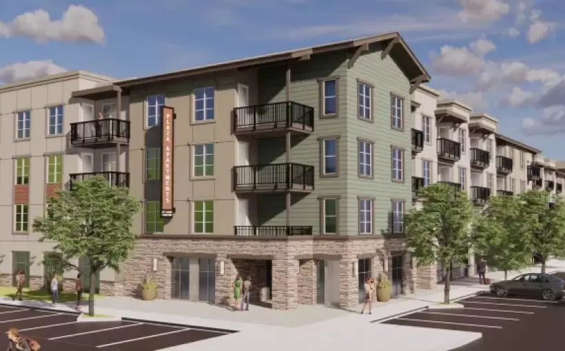 CA Sand Canyon Plaza rendering Greystar