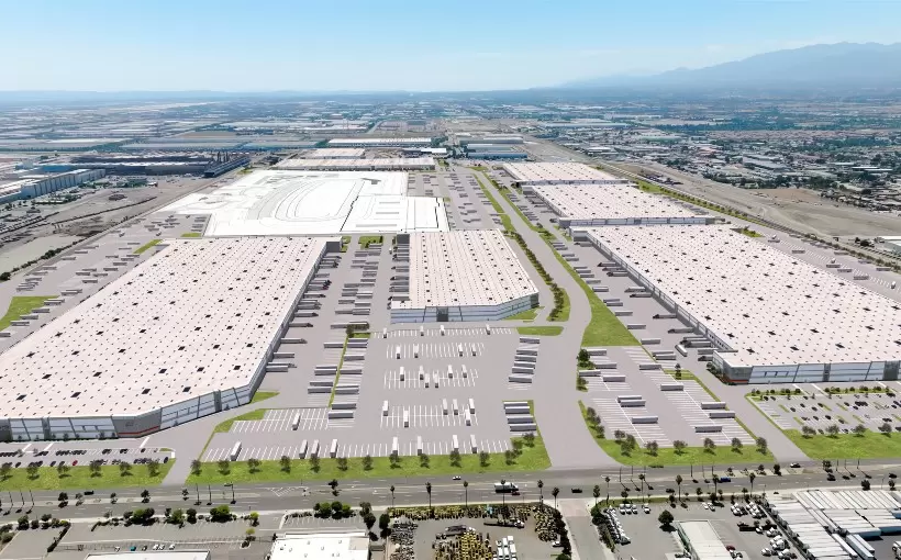CA Speedway Commerce Center rendering Fontana
