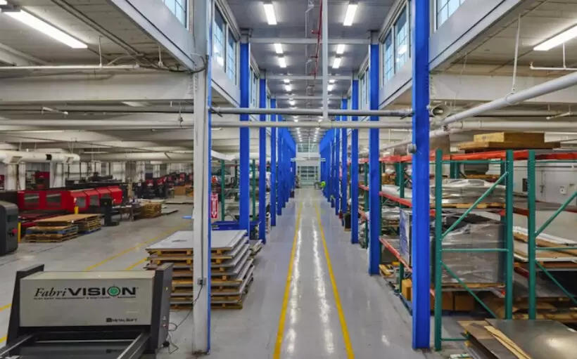 EVS building 175K SF metal fabrication shop in Pflugerville