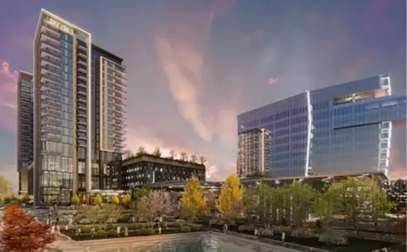 LifeTime merging fitness, residential in one project