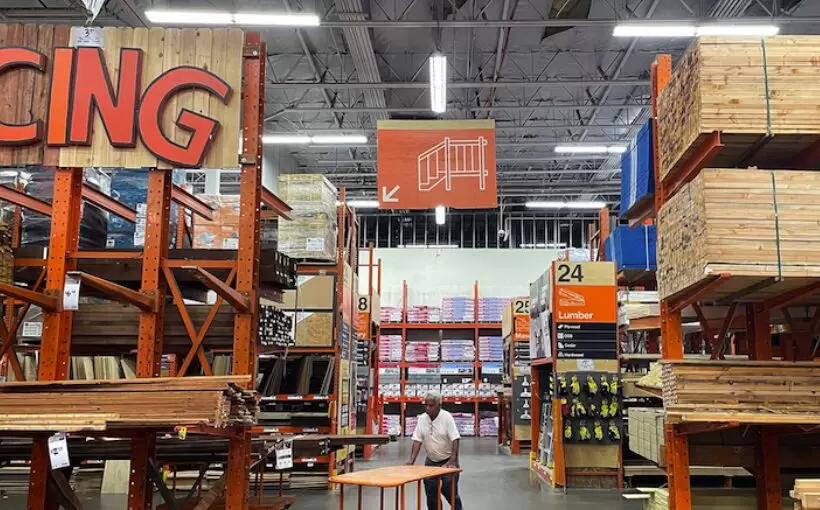 Home Depot pro distributiuon center going in at Elmendorf