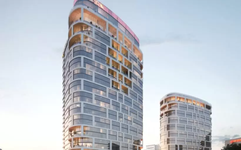 Albion starts work on twin Nashville apartment towers.