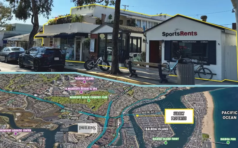 CA Marine Avenue mixed-use Newport Beach