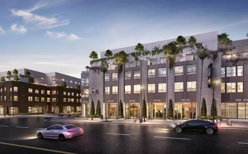CA Rae on Sunset apartments Hollywood Greystar