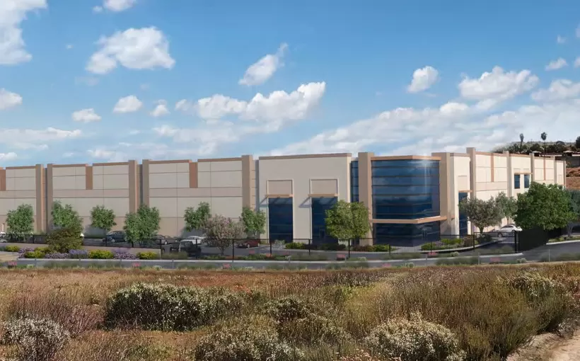 CA Sycamore Hills Distribution Center rendering Riverside Rockefeller Group
