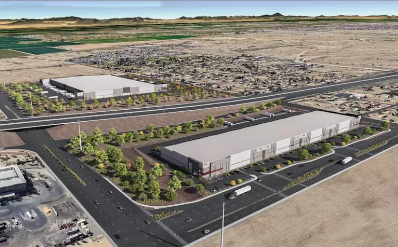 Buckeye Industrial Park site for Blue Polymer plastic recycliing plant