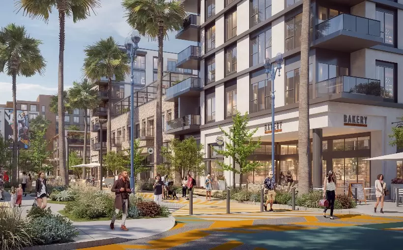 CA Mosaic rendering Long Beach