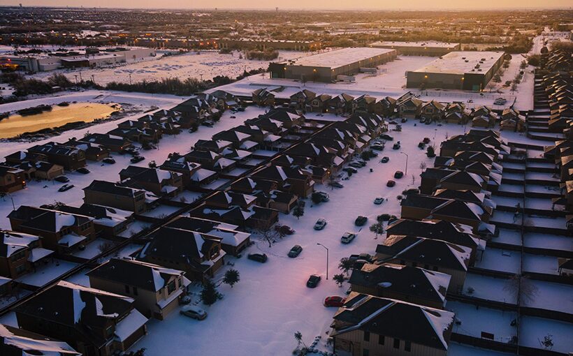 Sugar Land during storm