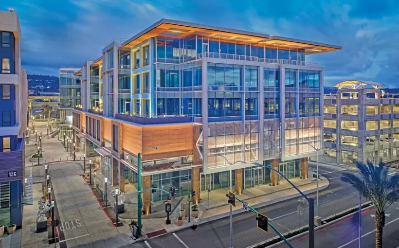 CA Gateway at Millbrae Station office building CBRE
