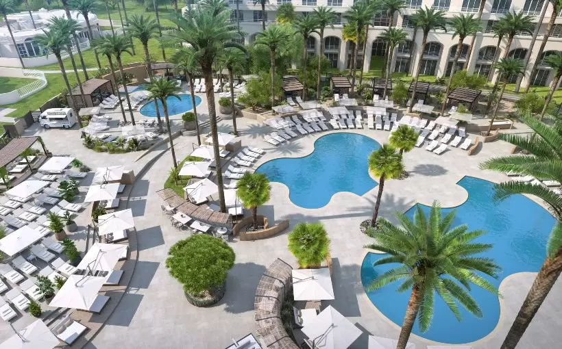 CA Grand Hyatt Indian Wells pool rendering
