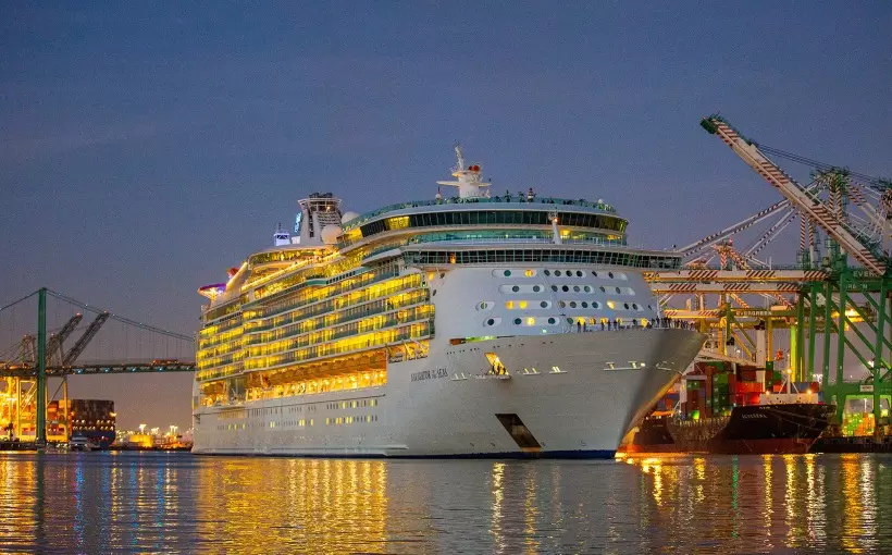 CA Port of Los Angeles Royal-Caribbean