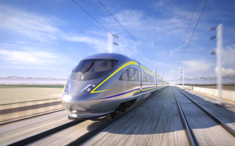 CA High Speed Rail rendering