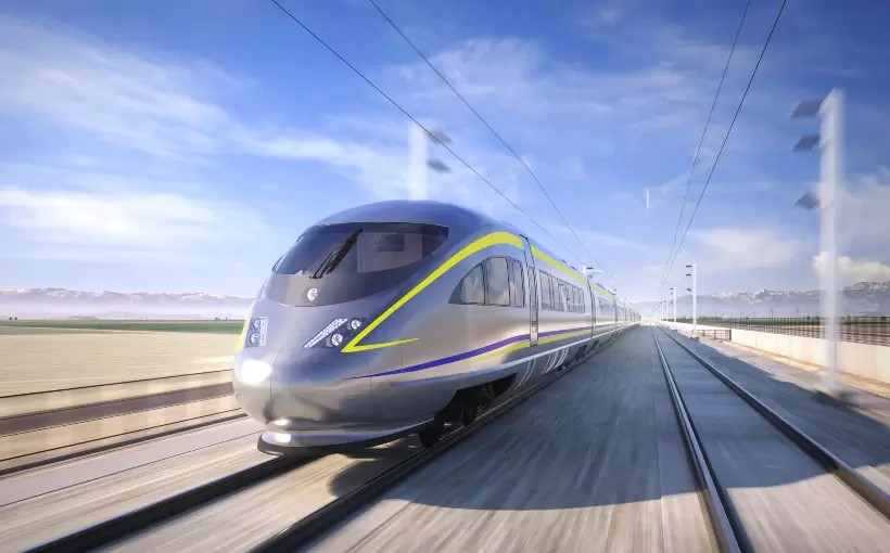 CA High Speed Rail rendering