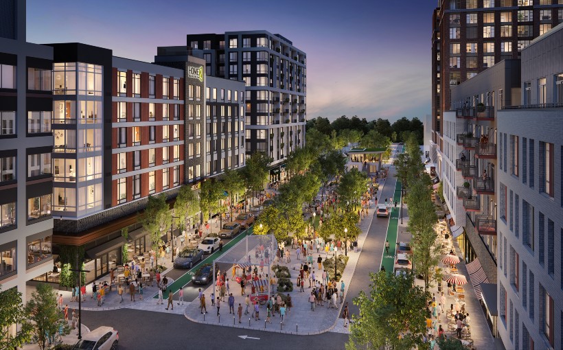 DC West Falls rendering Falls Church VA Hoffman & Associates