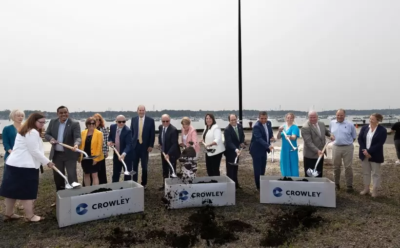 BOS Crowley Salem Wind Terminal Groundbreaking