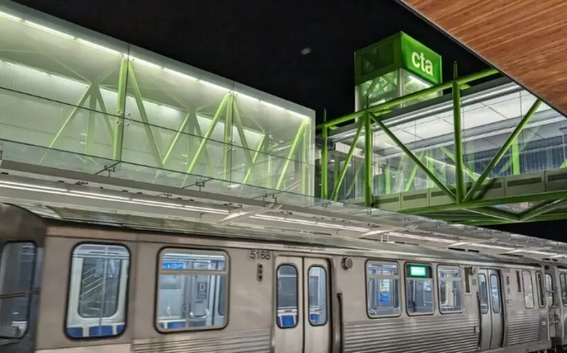 Damen_CTA Green Line Chicago