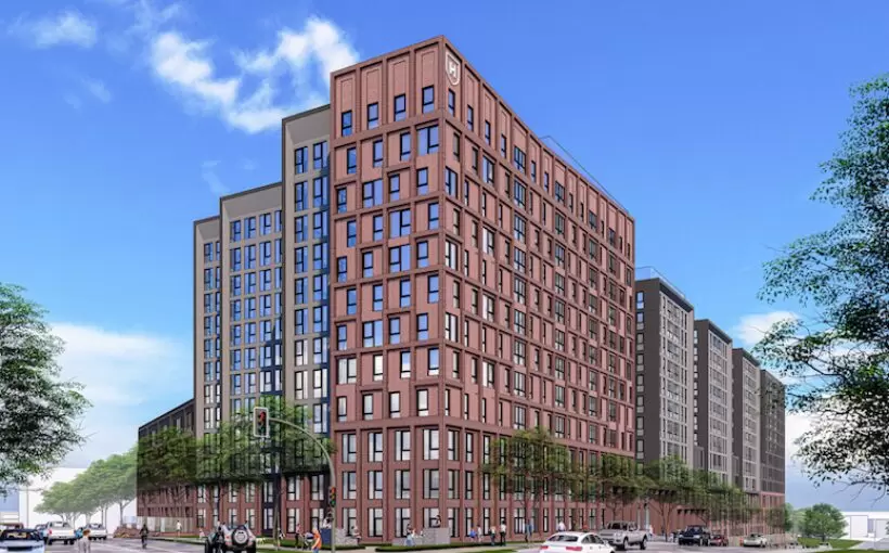 Core building 2,195-bed student housing project at NC State