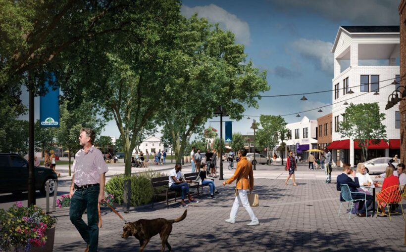The Grove Town Center Conceptual Rendering