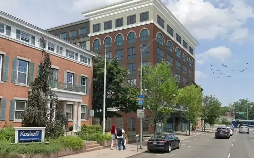 BOS 19 Elm Street rendering New Haven CT Eight West