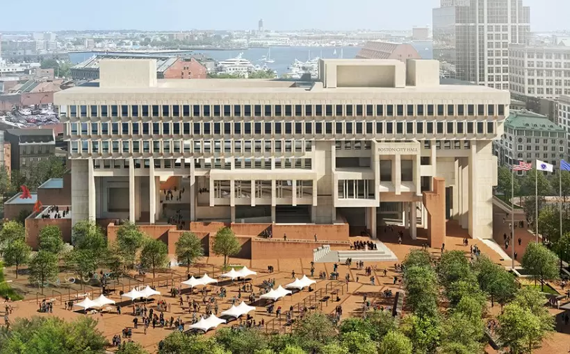 BOS Boston City Hall Plaza