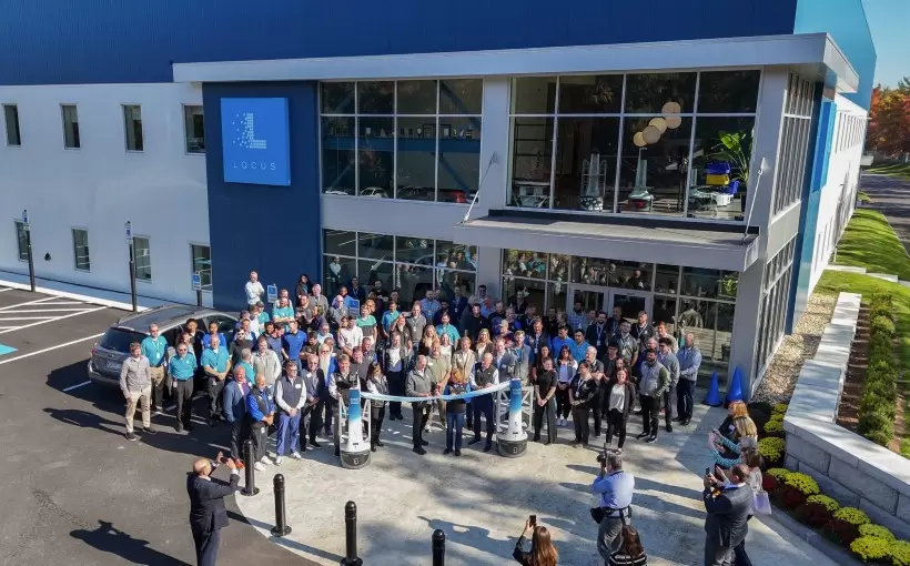 BOS Locus Robotics ribbon cutting Wilmington MA October 2024