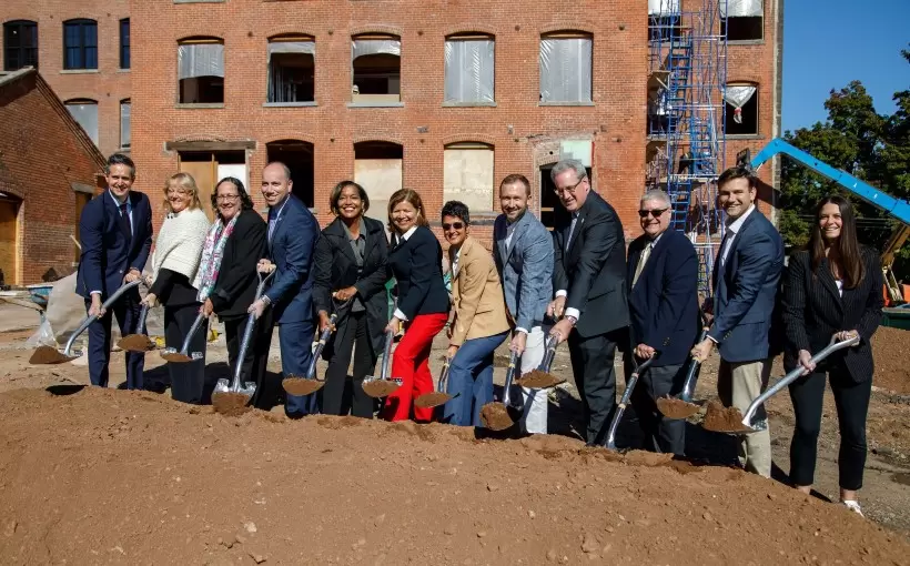 BOS Tremont Flats groundbreaking Meriden CT October 2024