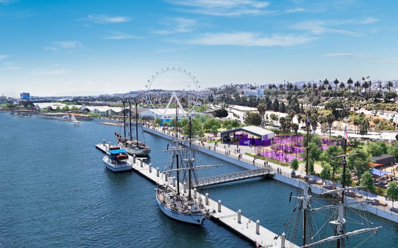 CA West Harbor view from channel