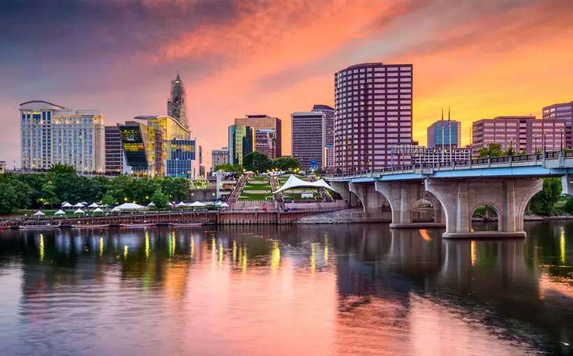 BOS Hartford CT skyline