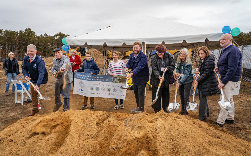BOS Lawrence Hill groundbreaking Wellfleet October 2024)