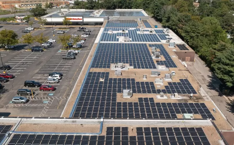 DC Cromwell Shopping Center solar installation Broad Street Realty